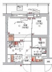 ハーモニーレジデンス神楽坂ヒルズｔｈｉｒｄの物件間取画像